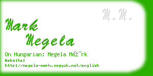 mark megela business card
